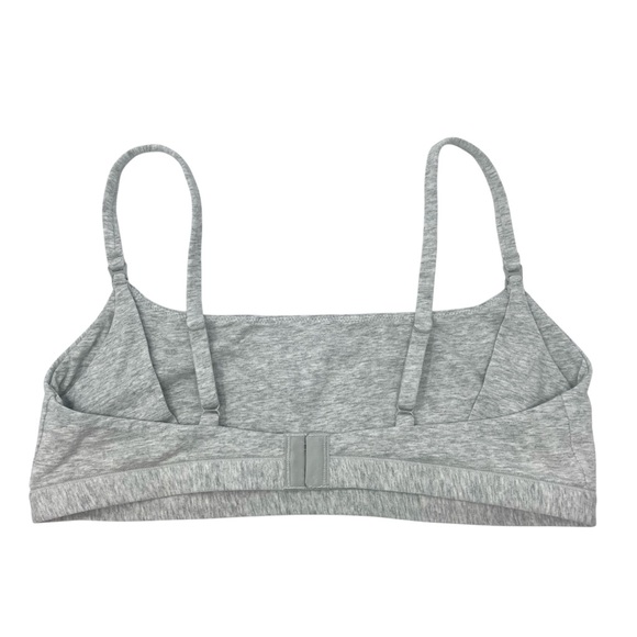 SKIMS Maternity Nursing Scoop Bralette Large Light Grey - Picture 7 of 12